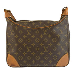 ルイ ヴィトン モノグラム ブローニュ ショルダーバッグ メッセンジャーバッグ M51265 ブラウン PVC レザー レディース LOUIS VUITTON 中古