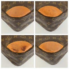 ルイ ヴィトン モノグラム ブローニュ ショルダーバッグ メッセンジャーバッグ M51265 ブラウン PVC レザー レディース LOUIS VUITTON 中古