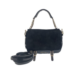 ジミーチュウ ベカ ショルダーバッグ ハンドバッグ ブラック 黒 レザー スウェード レディース JIMMY CHOO 中古