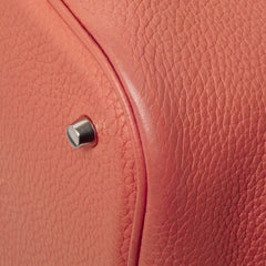 エルメス ピコタンロック GM ハンドバッグ □Q刻印 ピンク系 トリヨンクレマンス レディース HERMES 中古
