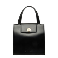 ブルガリ ハンドバッグ ブラック レザー レディース BVLGARI 中古