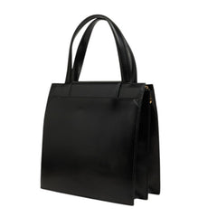 ブルガリ ハンドバッグ ブラック レザー レディース BVLGARI 中古