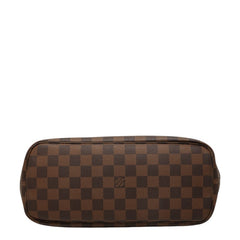 ルイ ヴィトン ダミエ ネヴァーフルPM ハンドバッグ トートバッグ N51109 ブラウン PVC レザー レディース LOUIS VUITTON 中古