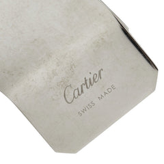 カルティエ マストライン ロゴマネークリップ シルバー メタル メンズ CARTIER 中古