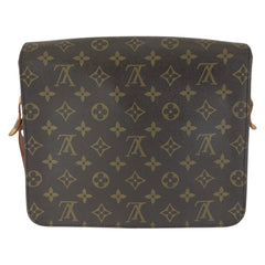 ルイ ヴィトン モノグラム カルトシエール GM ショルダーバッグ M51252 ブラウン PVC レザー レディース LOUIS VUITTON 中古