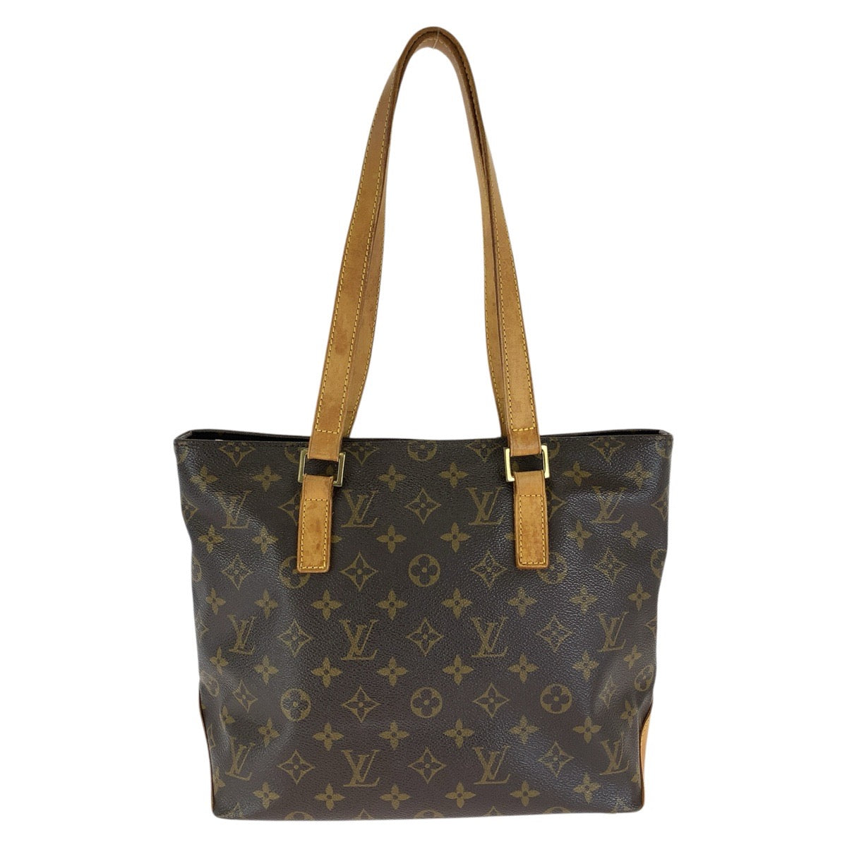 ルイ ヴィトン モノグラム カバ・ピアノ トートバッグ ショルダーバッグ M51148 ブラウン PVC レザー レディース LOUIS VUITTON 中古