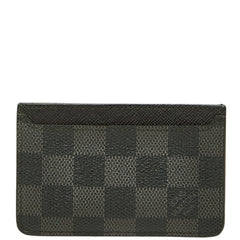 ルイ ヴィトン ダミエ グラフィット ネオ ポルト カルト カードケース N62666 ブラック PVC レザー メンズ LOUIS VUITTON 中古