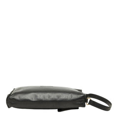 ロエベ アナグラム ポーチ セカンドバッグ ブラック レザー レディース LOEWE 中古