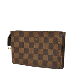 ルイ ヴィトン ダミエ マレ 付属 ポーチ ブラウン PVC レザー レディース LOUIS VUITTON 中古