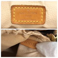 ルイ ヴィトン モノグラム スポンティーニ ショルダーバッグ ハンドバッグ 2WAY M47500 ブラウン PVC レザー レディース LOUIS VUITTON 中古