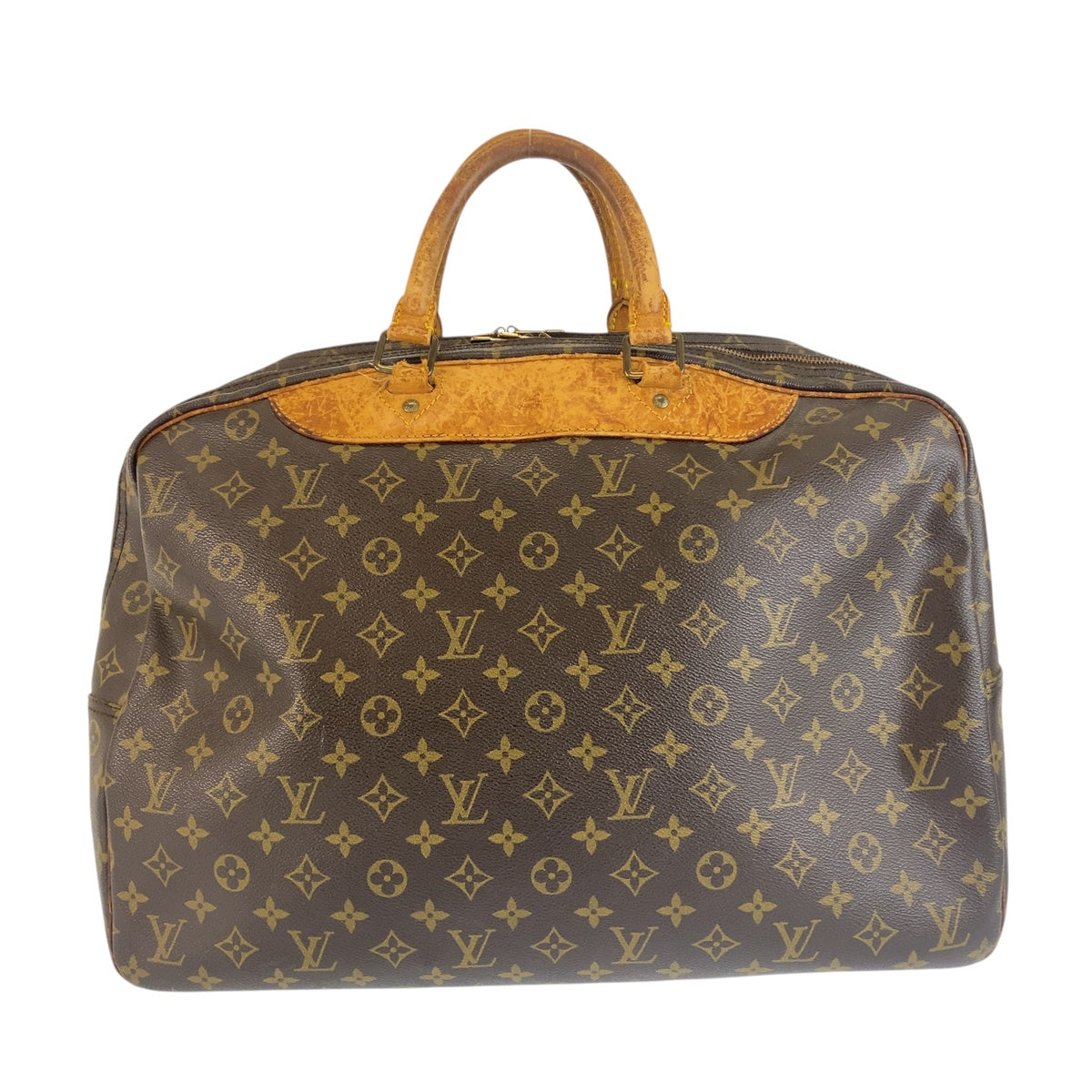 ルイ ヴィトン モノグラム アリゼ ドゥ ポッシュ ボストンバッグ ハンドバッグ M41392 ブラウン PVC レザー メンズ LOUIS VUITTON 中古