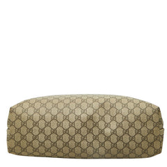 グッチ GGスプリーム トートバッグ ショルダーバッグ 211137 ベージュ PVC レザー レディース GUCCI 中古