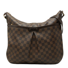 ルイ ヴィトン ダミエ ブルームズベリGM 斜め掛け ショルダーバッグ N42250 ブラウン PVC レザー レディース LOUIS VUITTON 中古