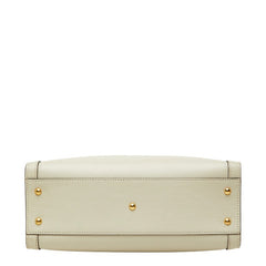 グッチ GGマーモント バンブー ダイアナ スモール ハンドバッグ ショルダーバッグ 2WAY 660195 ホワイト レザー レディース GUCCI 中古