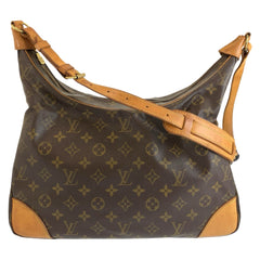 ルイ ヴィトン モノグラム ブローニュ ショルダーバッグ M51260 ブラウン PVC レザー レディース LOUIS VUITTON 中古