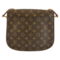 ルイ ヴィトン モノグラム サンクルー ショルダーバッグ ポシェット M51242 ブラウン PVC レザー レディース LOUIS VUITTON 中古
