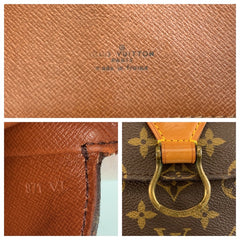 ルイ ヴィトン モノグラム サンクルー ショルダーバッグ ポシェット M51242 ブラウン PVC レザー レディース LOUIS VUITTON 中古