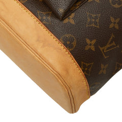 ルイ ヴィトン モノグラム モンスリGM リュック バックパック M51135 ブラウン PVC レザー レディース LOUIS VUITTON 中古