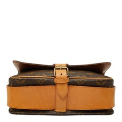 ルイ ヴィトン モノグラム カルトシエールMM 斜め掛け ショルダーバッグ M51253 ブラウン PVC レザー レディース LOUIS VUITTON 中古