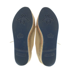 グッチ シェリーライン プラットフォーム エスパドリーユ スニーカー 525711 アイボリー マルチカラー キャンバス ラバー ジュート レディース GUCCI 中古