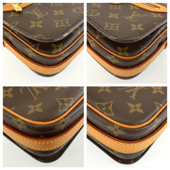 ルイ ヴィトン モノグラム サンジェルマン ショルダーバッグ ポシェット M51210 ブラウン PVC レザー レディース LOUIS VUITTON 中古