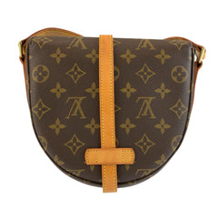 ルイ ヴィトン モノグラム シャンティPM ショルダーバッグ ポシェット M51234 ブラウン PVC レザー レディース LOUIS VUITTON 中古