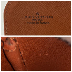 ルイ ヴィトン モノグラム カルトシエールPM ショルダーバッグ ポシェット M51254 ブラウン PVC レザー レディース LOUIS VUITTON 中古