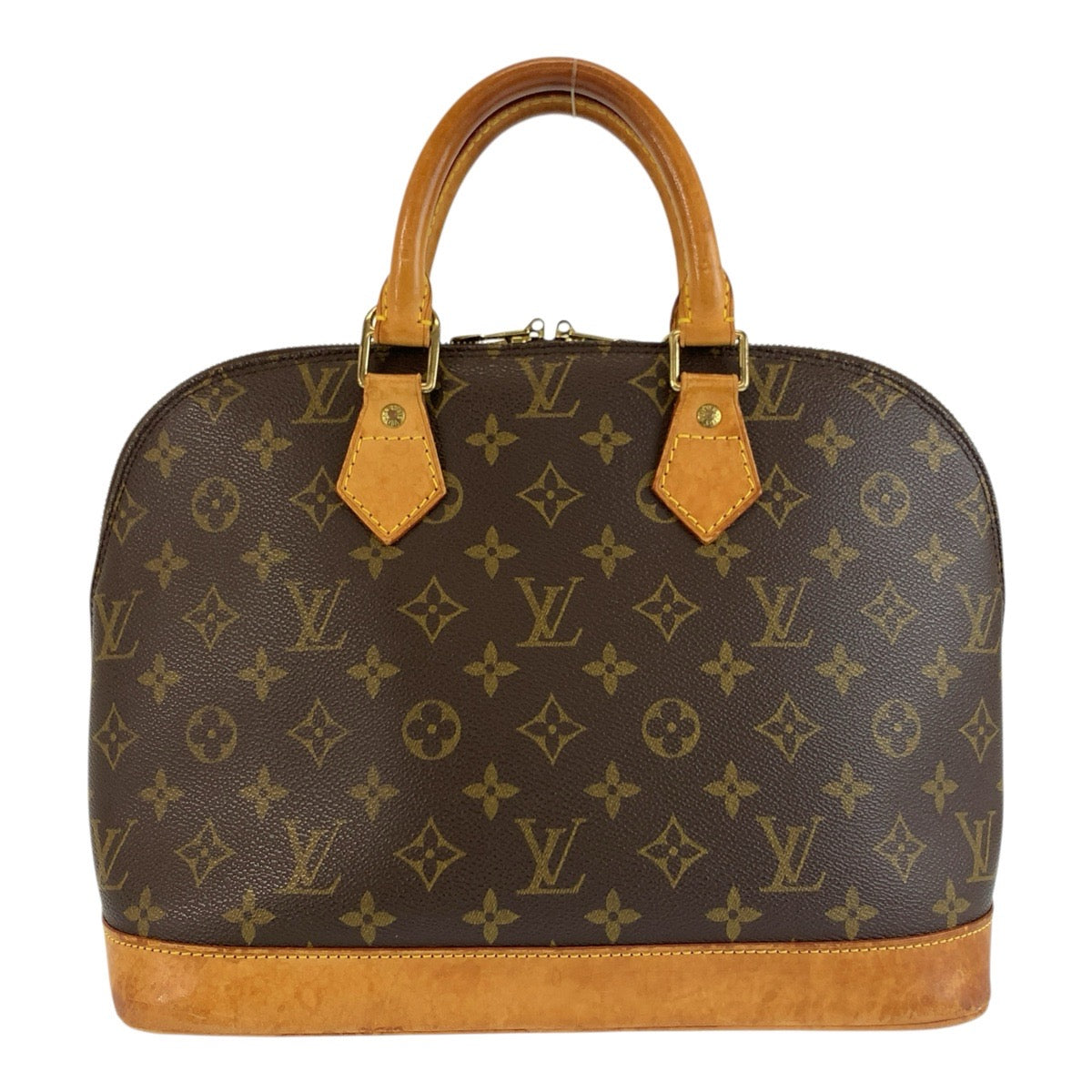 ルイ ヴィトン モノグラム アルマ ハンドバッグ M51130 ブラウン PVC レザー レディース LOUIS VUITTON 中古