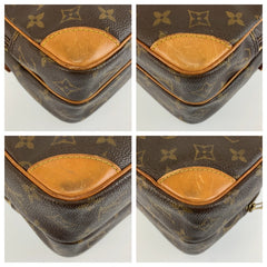 ルイ ヴィトン モノグラム アマゾン ショルダーバッグ ポシェット M45236 ブラウン PVC レザー レディース LOUIS VUITTON 中古