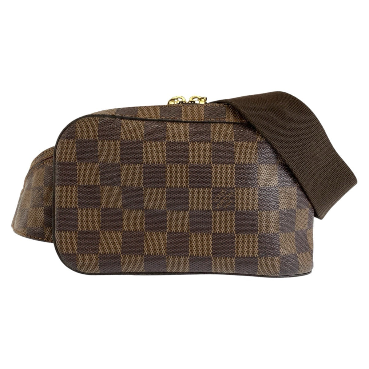 ルイ ヴィトン ダミエ ジェロニモス ボディバッグ ウエストポーチ 男女兼用 N51994 ブラウン PVC メンズ LOUIS VUITTON 中古