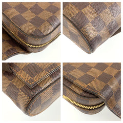 ルイ ヴィトン ダミエ ジェロニモス ボディバッグ ウエストポーチ 男女兼用 N51994 ブラウン PVC メンズ LOUIS VUITTON 中古