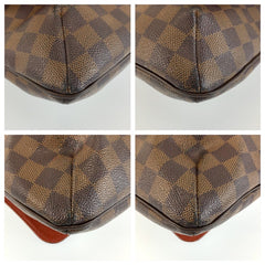 ルイ ヴィトン ダミエ ミュゼット ショルダーバッグ メッセンジャーバッグ N51302 ブラウン PVC レディース LOUIS VUITTON 中古