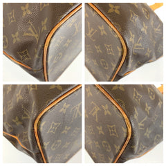 ルイ ヴィトン モノグラム パレルモPM ハンドバッグ ショルダーバッグ 2way M40145 ブラウン PVC レザー レディース LOUIS VUITTON 中古