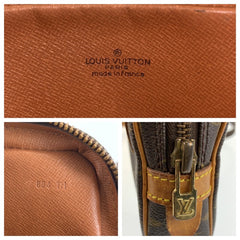 ルイ ヴィトン モノグラム マルリーバンドリエール ショルダーバッグ ポシェット M51828 ブラウン PVC レザー レディース LOUIS VUITTON 中古
