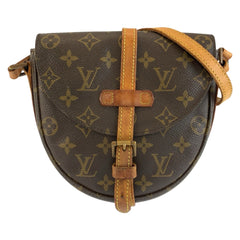 ルイ ヴィトン モノグラム シャンティPM ショルダーバッグ ポシェット M51234 ブラウン PVC レザー レディース LOUIS VUITTON 中古
