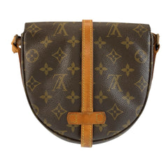 ルイ ヴィトン モノグラム シャンティPM ショルダーバッグ ポシェット M51234 ブラウン PVC レザー レディース LOUIS VUITTON 中古