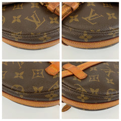 ルイ ヴィトン モノグラム シャンティPM ショルダーバッグ ポシェット M51234 ブラウン PVC レザー レディース LOUIS VUITTON 中古