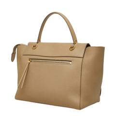 セリーヌ ベルトバッグ ミニ ハンドバッグ ショルダーバッグ 2WAY ベージュ レザー レディース CELINE 中古