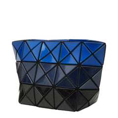 イッセイミヤケ バオバオ ポーチ ブルー PVC レディース ISSEY MIYAKE 中古