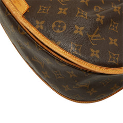 ルイ ヴィトン モノグラム メニルモンタンMM 斜めがけ ショルダーバッグ M40473 ブラウン PVC レザー レディース LOUIS VUITTON 中古