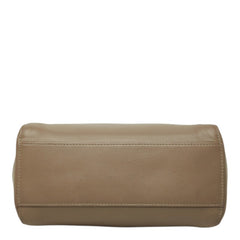 フェンディ セレリア ピーカブー ミニ ハンドバッグ ショルダーバッグ 2WAY 8BN244 グレージュ レザー レディース FENDI 中古