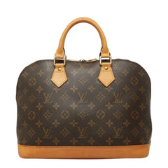 ルイ ヴィトン モノグラム アルマ ハンドバッグ M51130 ブラウン PVC レザー レディース LOUIS VUITTON 中古