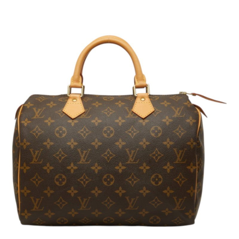 ルイ ヴィトン モノグラム スピーディ30 ハンドバッグ ミニボストンバッグ M41526 ブラウン PVC レザー レディース LOUIS VUITTON 中古
