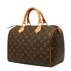 ルイ ヴィトン モノグラム スピーディ30 ハンドバッグ ミニボストンバッグ M41526 ブラウン PVC レザー レディース LOUIS VUITTON 中古
