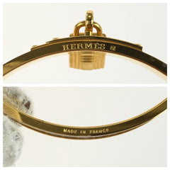 エルメス ケリー カデナ バングル バングル ゴールド メッキ レザー レディース HERMES 中古