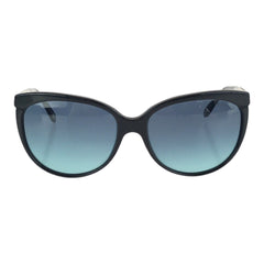 ティファニー アトラス サングラス TF 4097 8001/9S ブルー ブラック プラスチック メタル エナメル レディース TIFFANY&Co. 中古