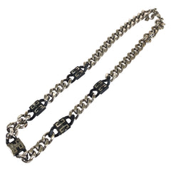 ジバンシー 4G チェーン ネックレス ブラック 真鍮 レディース Givenchy 中古