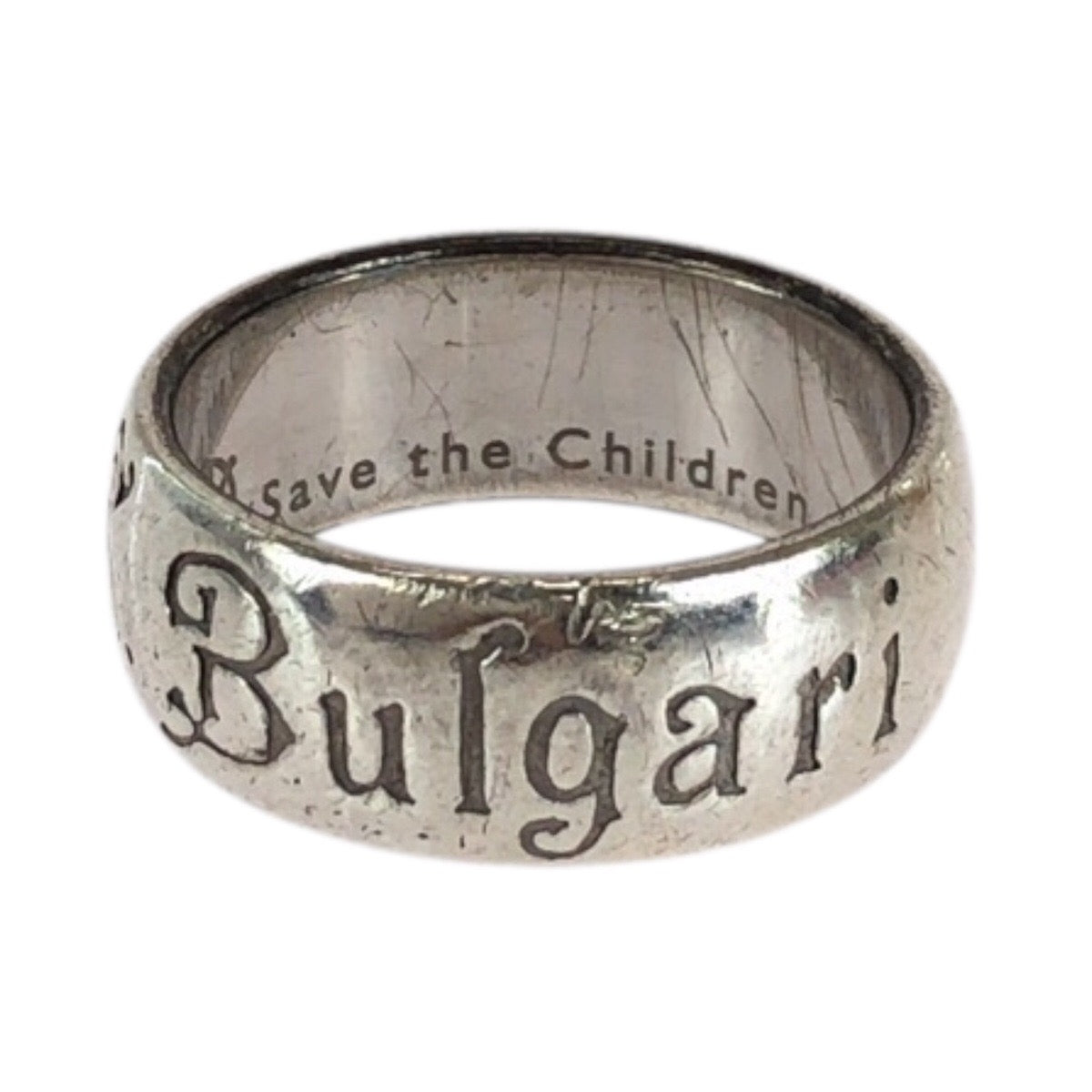 ブルガリ セーブ・ザ・チルドレン リング リング 指輪 シルバー SV925 シルバー レディース BVLGARI 中古