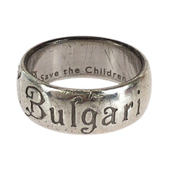 ブルガリ セーブ・ザ・チルドレン リング リング 指輪 シルバー SV925 シルバー レディース BVLGARI 中古