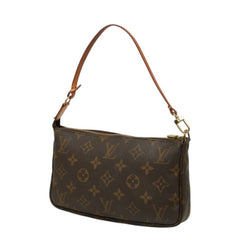 ルイ ヴィトン モノグラム ポシェット アクセソワール ハンドバッグ M51980 ブラウン PVC レザー レディース LOUIS VUITTON 中古